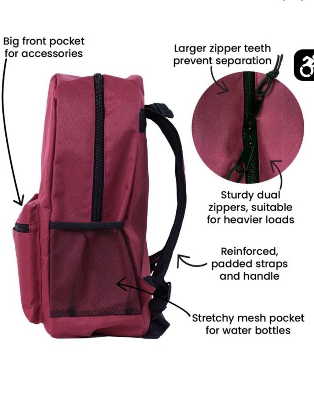 Blue Back Pack - Picture 2 of 8